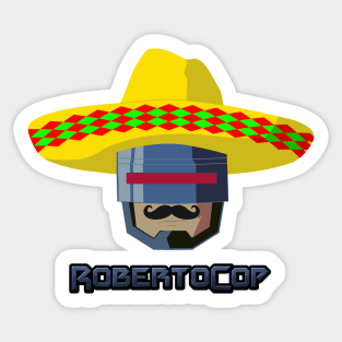 Roberto Cop Sticker